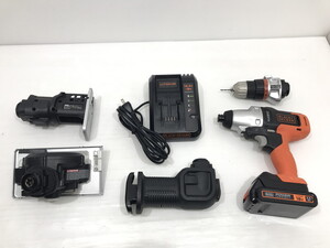 TAG【現状渡し品】☆ブラックアンドデッカー BLACK+DECKER 18V マルチツール EVO185E1☆〈102-241219-SS-10-TAG〉