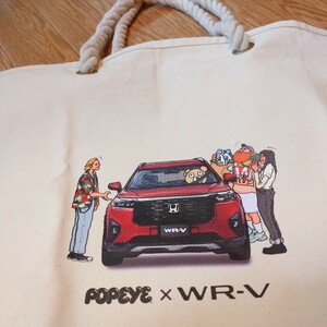 HONDA POPEYE WR-V 限定 ロゴ バッグ ポパイ トートバッグ ホンダ 非売品 ノベルティ グッズ コレクション car limited collection bag ②