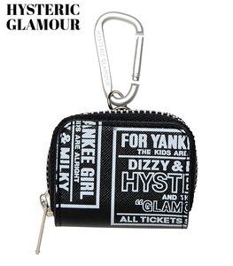 新品【HYSTERIC GLAMOUR DIZZY&MILKY コインパース BLACK ヒステリックグラマー コインパース コインケース 小銭入れ 財布 小物入れ 黒】