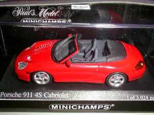 PMA 1/43 Porsche ポルシェ911 4S カブリオレ 2003 (レッド)