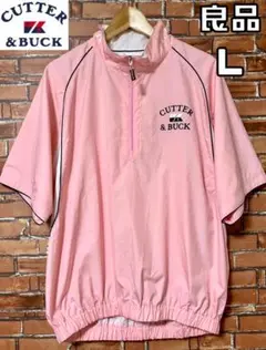 良品 CUTTER&BUCK カッター&バック メンズ 半袖ジップジャケット L