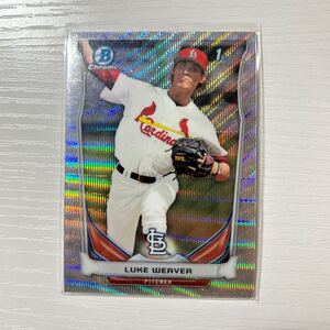 2014 Bowman Draft Luke Weaver wave refractor 25枚限定