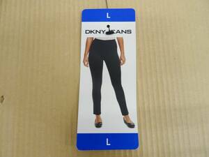 H-046 【新品】 DKNY JEANS ダナキャランニューヨーク レディース ポンテストレッチパンツ 【Lサイズ】 ネイビー