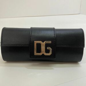 284　中古　D＆G　ドルチェ&ガッバーナ　サングラス　ケースのみ　ドルガバ　ブラック　ハードケース　小物入れ