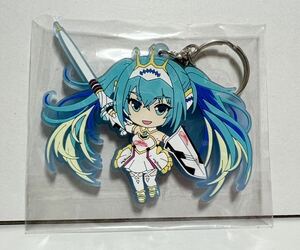 【新品・未開封品】レーシングミク2015ver. ラバーキーチェーン グッドスマイルレーシング 初音ミク GOODSMILE RACING VOCALOID