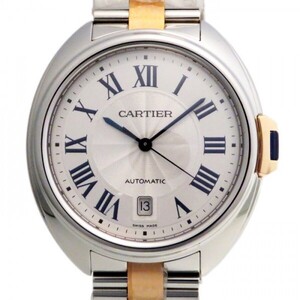 カルティエ Cartier クレ ドゥ W2CL0002 シルバー文字盤 アウトレット 腕時計 メンズ