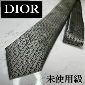 未使用級DIOR ネクタイ 現行 トロッター柄 オブリーク CD 激レア