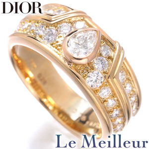 ディオール リング 指輪 ダイヤモンド 0.28ct ダイヤモンド 0.56ct K18 12号 DIOR 中古 プレラブド 返品OK