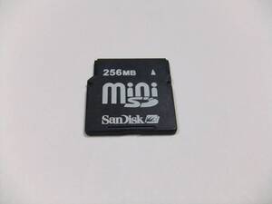 miniSDカード 256MB 現状出品 フォーマット済み 1枚 SanDisk