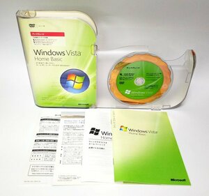 【同梱OK】Microsoft Vista Home Basic / 32bit版 / オペレーティオングシステム / OS