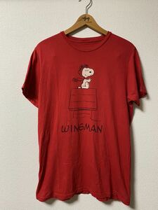 SNOOPY WINGMAN Tシャツ USMサイズ GOODUSED スヌーピー 90s