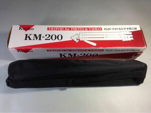 ケンコー KM-200 フォト&ビデオ用 三脚 四段 kenko 3WAY雲台