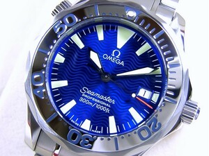 ★超美品 OMEGA Ω オメガ シーマスタープロダイバー ネイビー 2263.80.00 Cal.1538 300M 綺麗！★