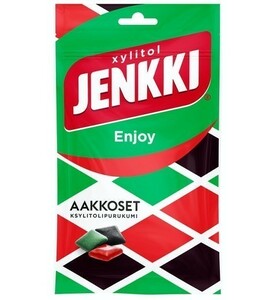 Cloetta Jenkki クロエッタ イェンキ アーコセット味 キシリトール ガム 16袋×70g フィンランドのお菓子です