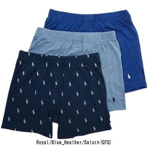 ※訳あり アウトレット POLO RALPH LAUREN(ポロ ラルフローレン)ニットボクサー トランクス 3枚セット NWSBP3 Q7Q Mサイズ