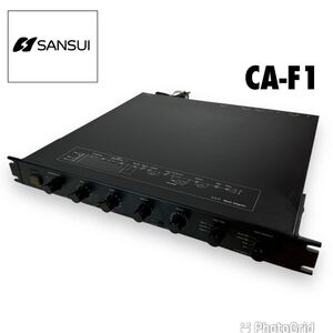 【レア品】SANSUI 山水 サンスイ CA-F1 プリアンプ コントロールアンプ オーディオ ステレオ アンプ 音響機器 パワーアンプ Preamplifier