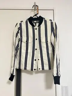 rag&bone ストライプリネンジャケット