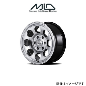 MID ガルシア パーム8 アルミホイール 4本 ソリオ/ソリオバンディット MA15S(14×4.5J 4-100 INSET45 メタリックグレー)GARCIA PALM8