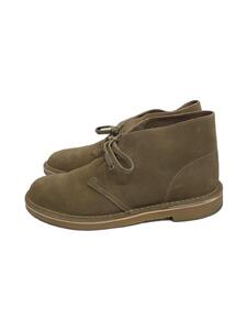 Clarks◆Bushacre 3/ローカットスニーカー/UK7.5/CML/スウェード