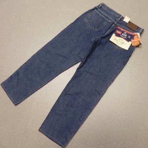 -164【90s デッドストック】EDWIN 408 JEANS 日本製 エドウィン ROOMY SLIM デニム パンツ ジーンズ Sz.33 当時物 未使用 ★