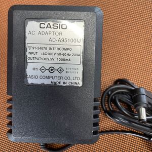 ①CASIO カシオ ACアダプター AD-A95100IJ DC9.5V 1000mA　409031