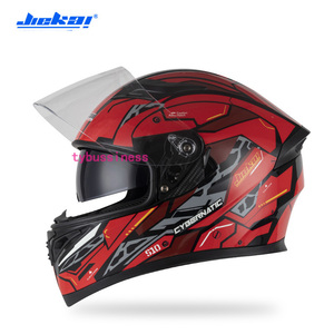 新品フェイスシールド フルフェイスヘルメット オートバイクヘルメット バイク用品 システムヘルメット艶ありのレッド