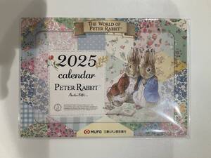 2025年 令和7年 ピーターラビット 卓上カレンダー 三菱UFJ信託銀行 非売品