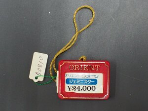 オリエント ORIENT ジェミニスター オールド クォーツ 腕時計用 新品販売時 展示タグ プラタグ Cal: 53530-535401