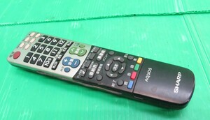 即発送！AU-7073■送料無料！SHARP　シャープ　テレビリモコン　GA814WJSA■　動作品　保証付