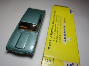 FORD THUNDERBIRD SOLIDO製 ソリド MADE IN France 1/43 BLUE ディンキー　コーギー　フォード　サンダーバード