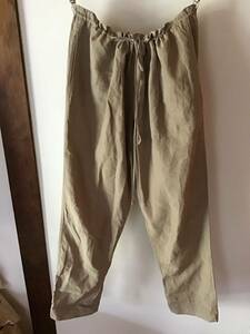 kaval Drawstring resort pant リネン イージーパンツ カヴァル