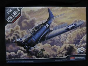 ★　アカデミー　1/48 USN SBD-2 　ドーントレス　バトル オブ ミッドウェイ 　★