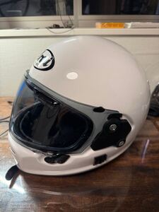 アライ　ARAI ラパイドネオ　ホワイト　59.60 Lサイズ　バイク　ヘルメット　フルフェイス