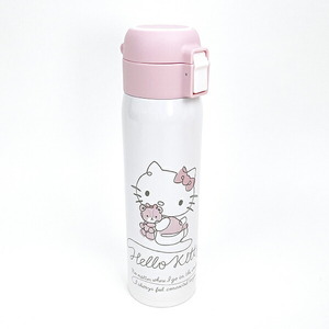 サンリオ ハローキティ ラインデザイン ワンタッチストローボトル(480ml) 水筒 ランチ Sanrio