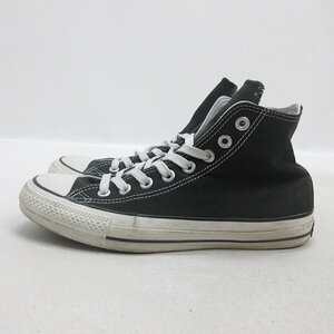 D■【25.5cm】コンバース/CONVERSE ALLSTAR HI キャンバス スニーカー■黒/MENS/17【中古】