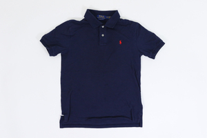 古着 k920 ボーイズ L(14-16)サイズ navy 紺 ポロシャツ polo ralph lauren ポロ ラルフ ローレン 