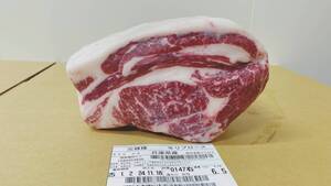 【現物販売】交雑経産リブロース　6.5ｋｇ　147㊨　1点もの　兵庫県産　ステーキ/焼肉/BBQ/ローストビーフ/肉塊/未整形/プロ仕様