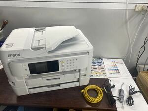 A3076)印刷枚数14570枚　2018年製　中古EPSON インクジェットプリンター ビジネスプリンター PX-M5081F エプソン コピー機 FAX複合機