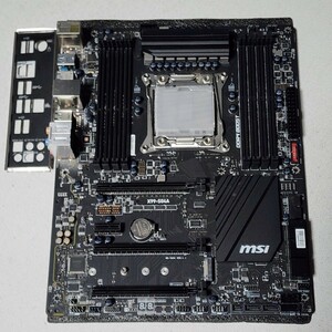 MSI X99-S04A IOパネル付属 LGA2011-3 ATXマザーボード Bios 動作確認済 PCパーツ (2)