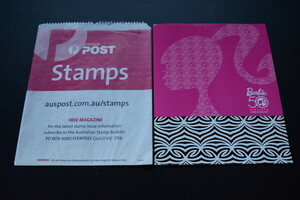 古い切手 barbie AUSTRALIA POST Stamps 検索用語→Aレター100g10内バービー人形オーストラリアスタンプ外国切手