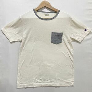 メール便可! Champion (チャンピオン) 半袖 Tシャツ (M) WHITE | Mens メンズ ホワイト アスレチック アメカジ カレッジ 白