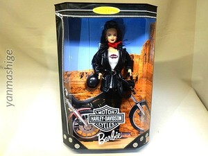 新品1998 ハーレーダビッドソン ブルネット バービー 22256 Harley Davidson Barbie Brunette MATTEL マテル