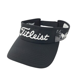 TITLEIST タイトリスト サンバイザー デジタルカモフラ柄 ブラック系 FR [240101301118] ゴルフウェア