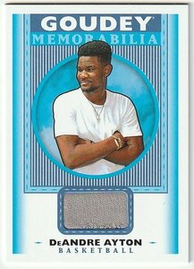 2019 UPPER DECK UD GGODWIN CHAMPIONS GOUDEY DeAndre Ayton RC JERDSEY RELIC