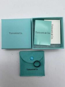 曽我部 5月 No83 TIFFANY ティファニー アトラスリング リング シルバー 925刻印 保存袋 Tiffany 指輪 空箱 