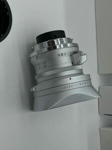 LIGHT LENS LAB 9-ELEMENT F2.8 28mm Mマウント シルバー(九枚玉 ライカ Leica ELMARIT 1st 赤文字 第一世代 エルマリート 復刻)