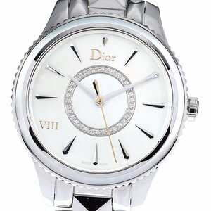 ディオール Dior CD152110 モンテーニュ Dior VIII ダイヤモンド クォーツ レディース 箱付き_797224