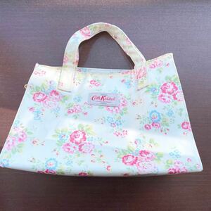 ★Cath kidston★キャスキッドソンボックスバッグ★スプレイフラワーズ柄★オールドホワイト★超レア品★訳あり★