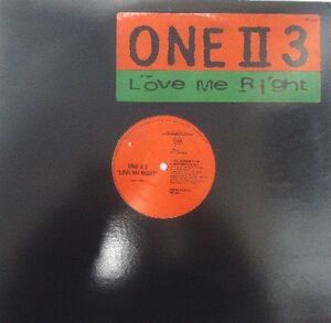 試聴 ☆ ONE Ⅱ 3 / LOVE ME RIGHT ☆ 1993年 US PROMO 12inc