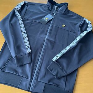 Ｌサイズ 新品 ライル&スコット LYLE&SCOTT デザインジャケット　ジップアップ ブルゾン チャコールグレー